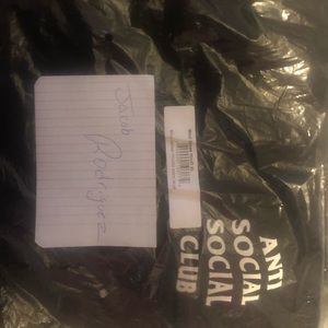 Anti social social club Mind games hoodie XL